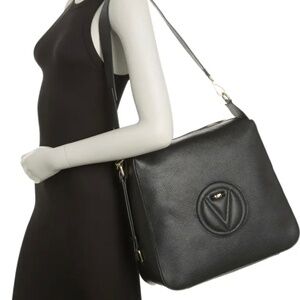 Valentino Audrey Dollaro Leather Shoulder Bag